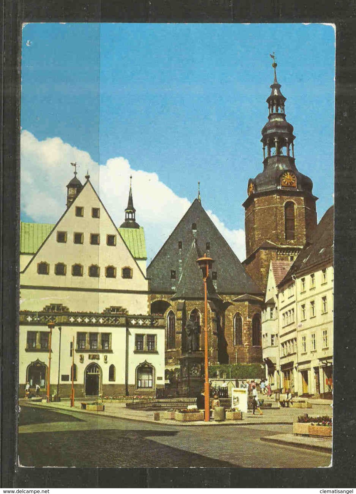 430u * LUTHERSTADT EISLEBEN * MARKT MIT LUTHERDENKMAL *!! - Lutherstadt Eisleben