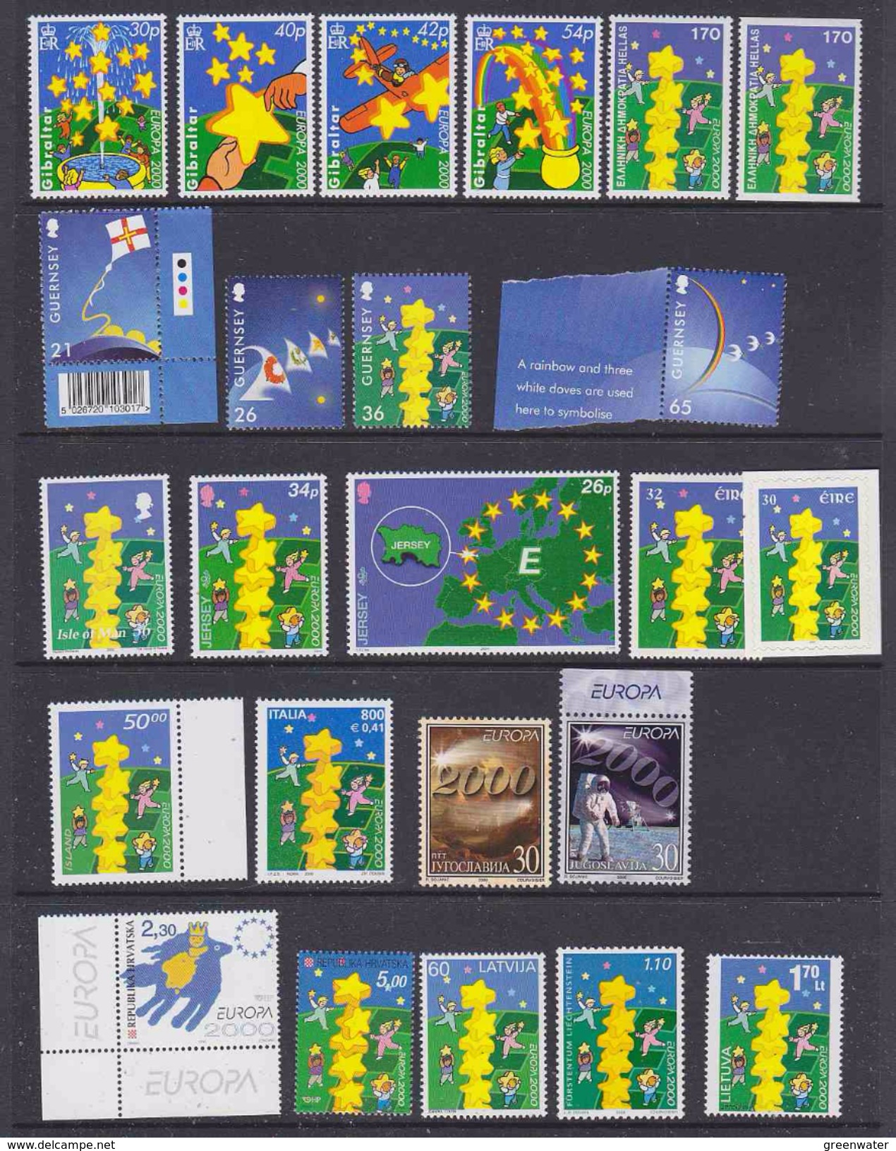 Europa Cept 2000 Yearset 58 Countries (see Scan, What You See Is What You Get) ** Mnh (35374) - 2000