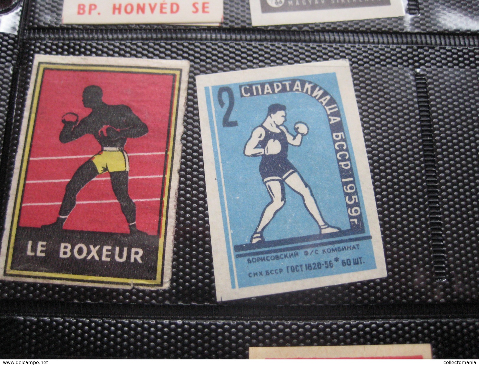 many cards, all photograped: photos, tradecards, cards, labels,  LUTTE 1907 poster stamp; Siam kick boxing ; ALBERT MAES