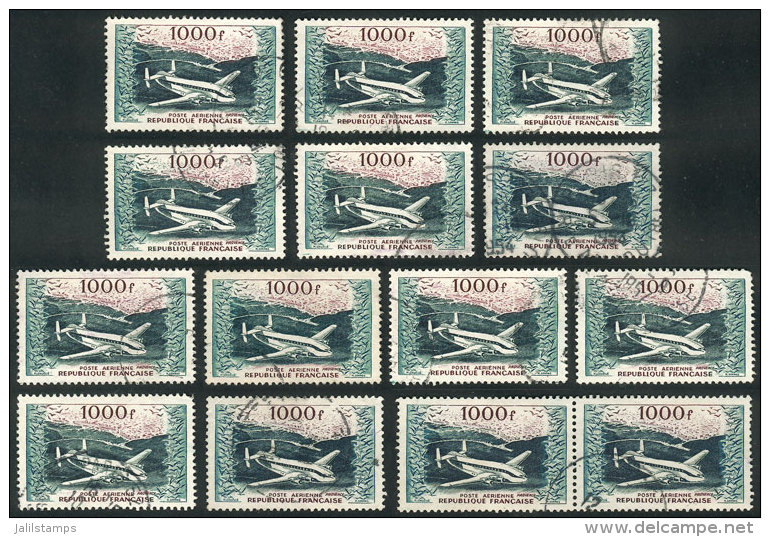 Yvert 33, 14 Used Examples Of Fine To Excellent Quality, Catalog Value Euros 280. - Sonstige & Ohne Zuordnung