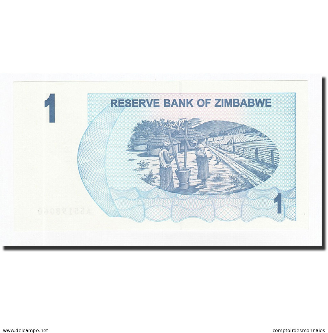 Billet, Zimbabwe, 1 Dollar, 2006-08-01, KM:37, NEUF - Zimbabwe