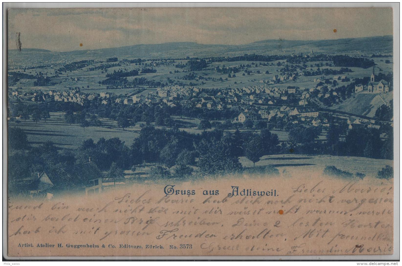 Gruss Aus Adlisweil Adliswil - Photo H. Guggenheim No. 3573 - Adliswil