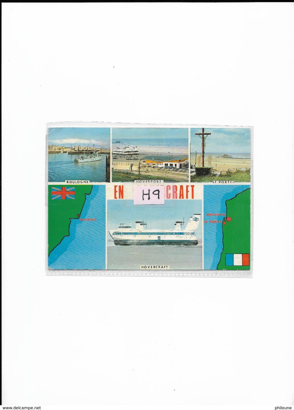 En Hovercraft - Carte Multivues, Ref 0417-049 - Hovercrafts