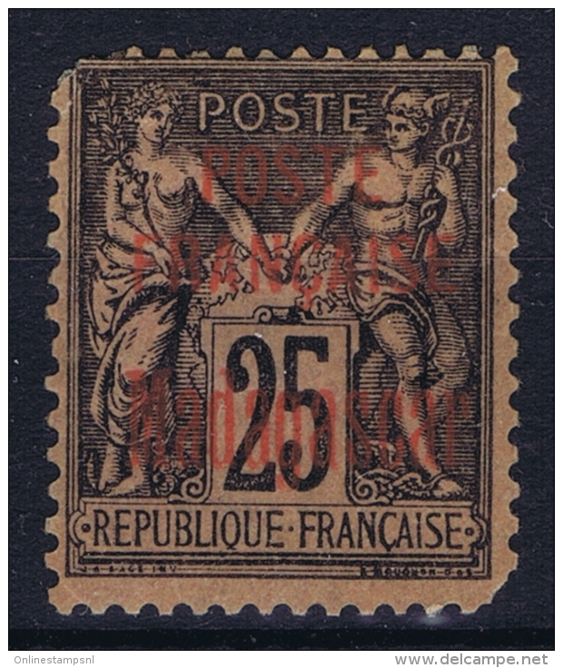 Madagascar Yv 17 Charniere  /MH/* Falz  1895 - Neufs