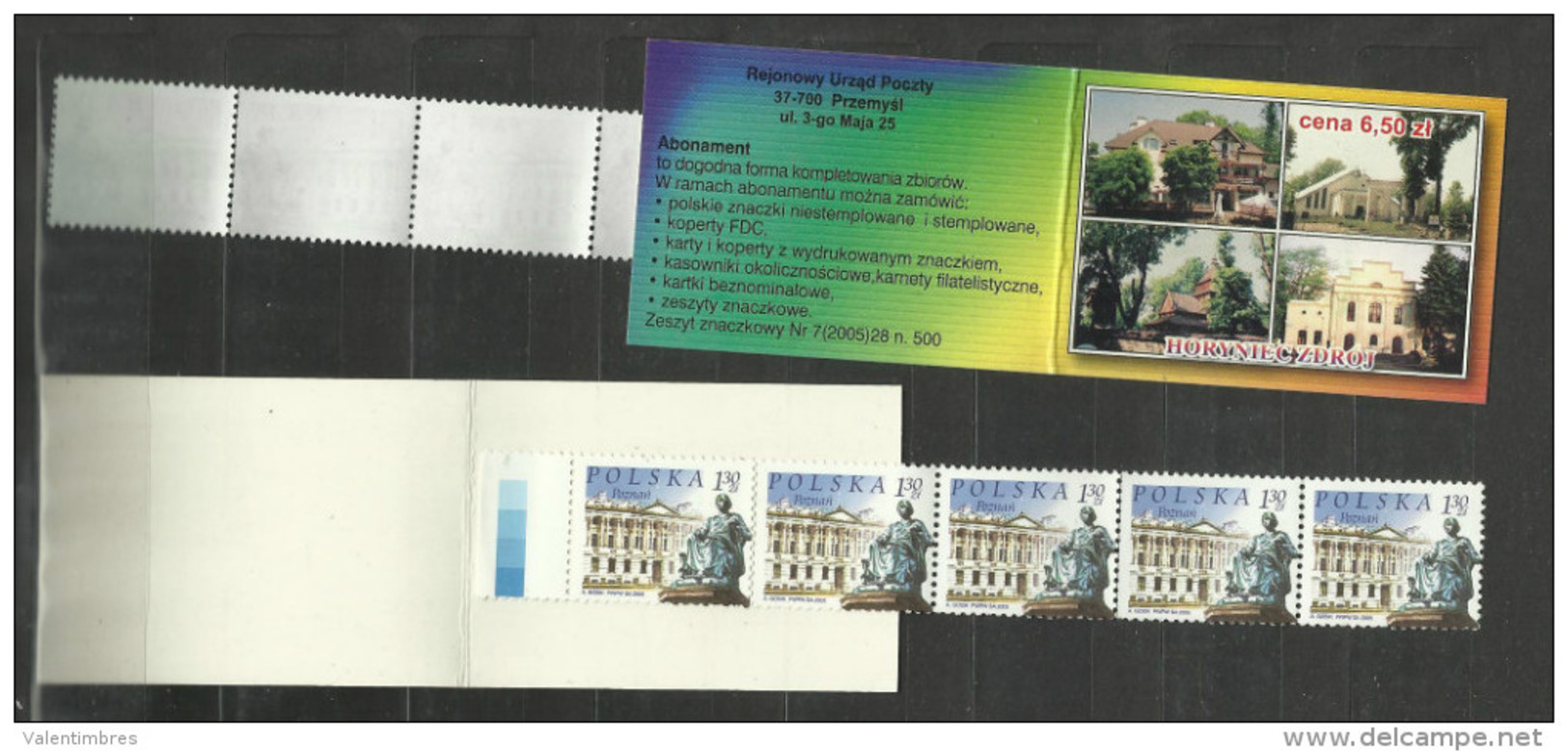 Carnet Booklet Markenheftchen Pologne Polen Poland 273 Horyniec Zdrj  N° 7 ( 2005 ) - Libretti