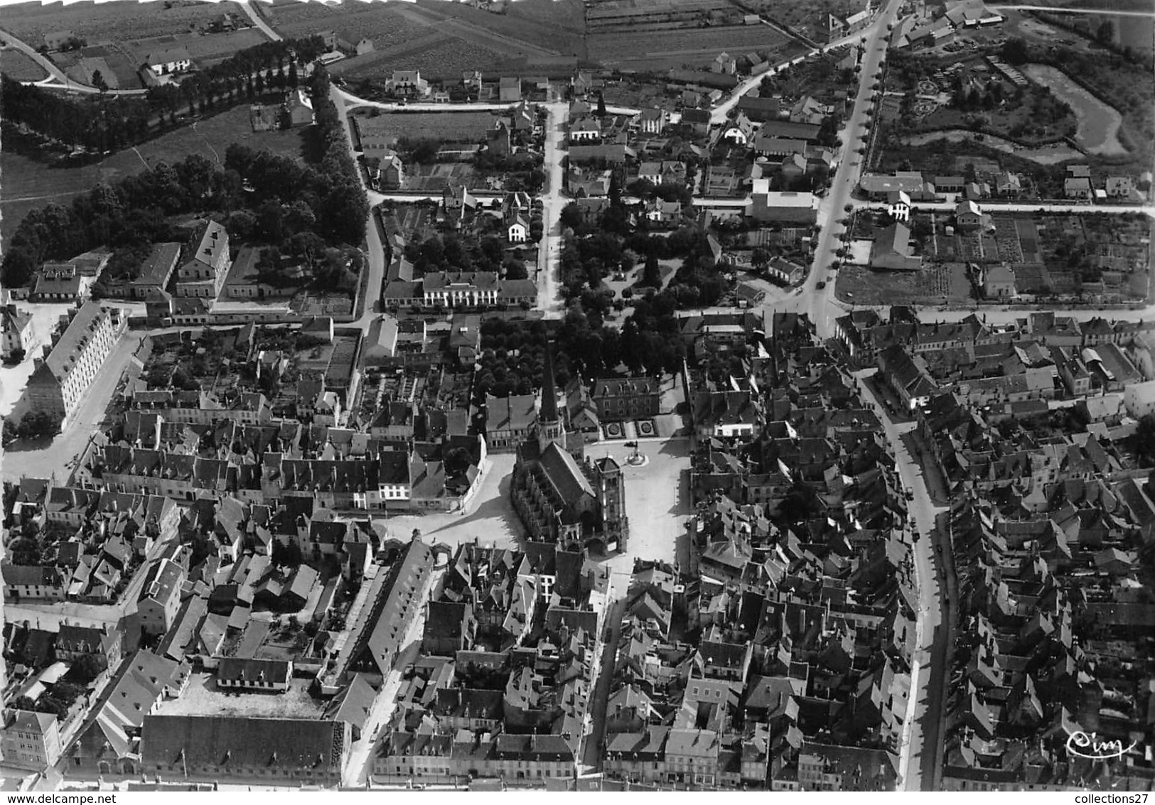 21-AUXONNE- A VOL D'OISEAU - Auxonne