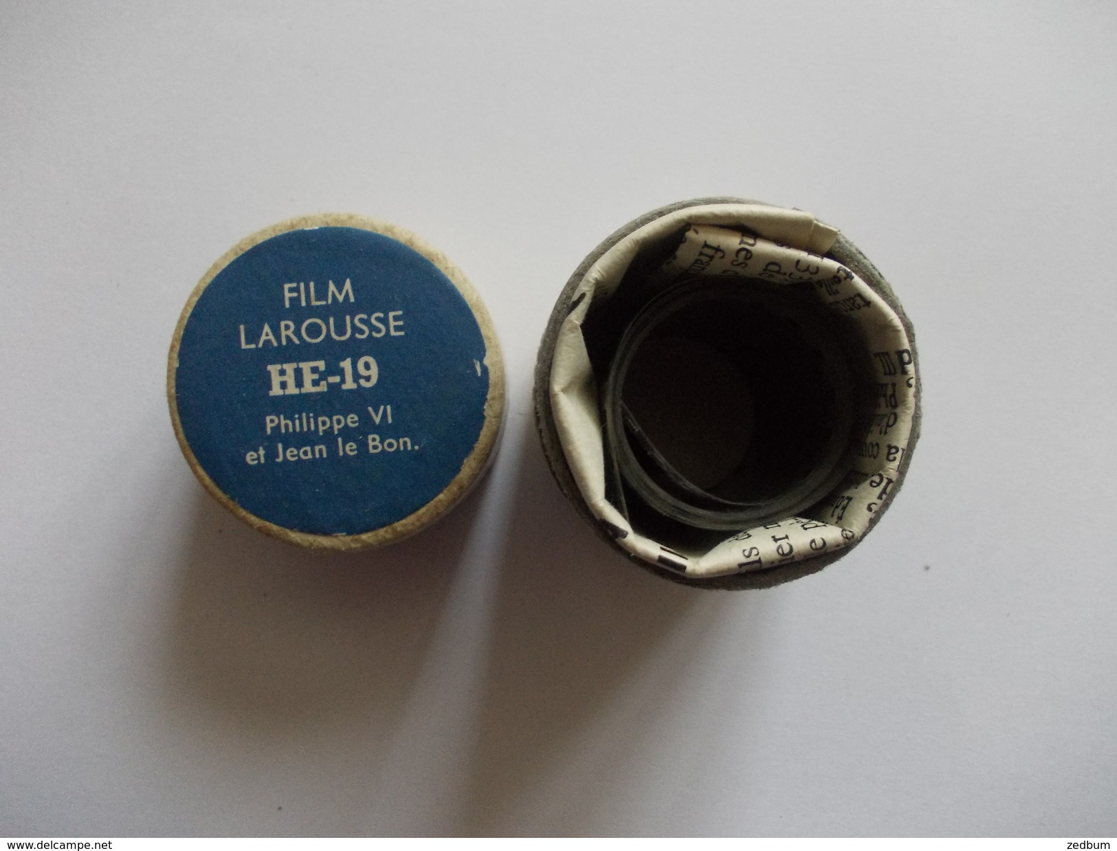 FILM FIXE Larousse HE-19 Philippe VI Et Jean Le Bon - 35mm -16mm - 9,5+8+S8mm Film Rolls