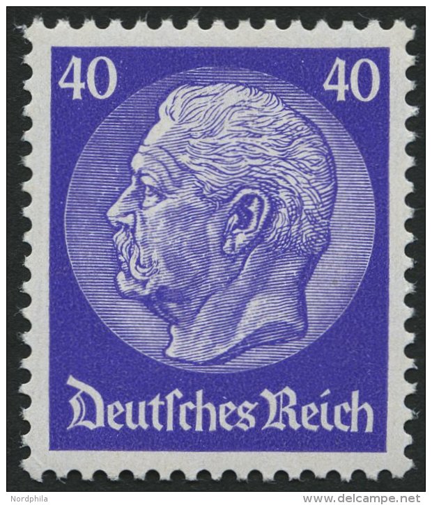 Dt. Reich 472 **, 1932, 40 Pf. Hindenburg, Pracht, Mi. 100.- - Used Stamps