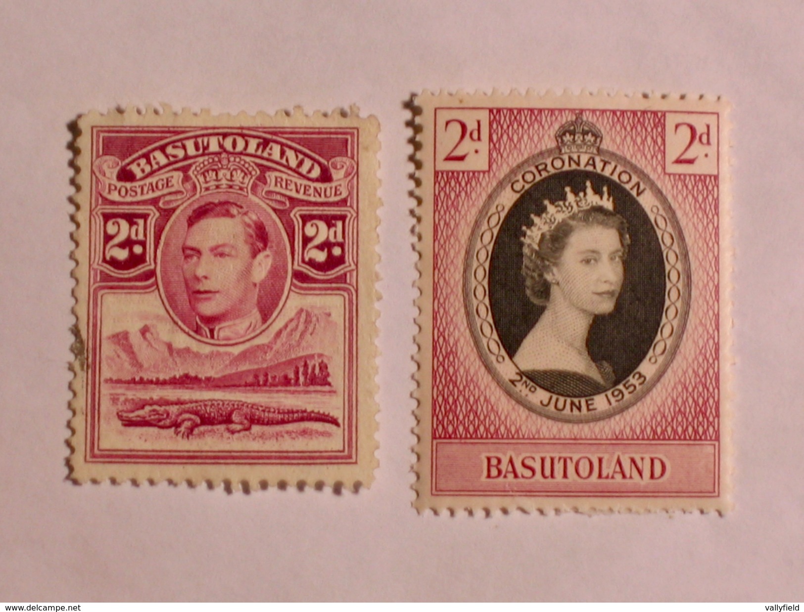 BASUTOLAND  1938-53  LOT# 3 - 1933-1964 Colonia Británica