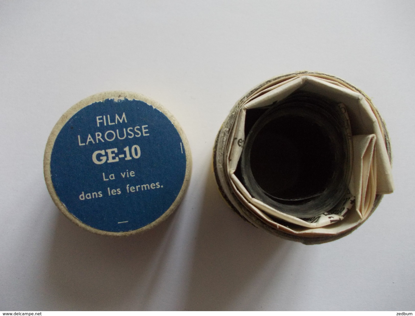 FILM FIXE Larousse GE-10 La Vie Dans Les Fermes - Bobinas De Cine: 35mm - 16mm - 9,5+8+S8mm