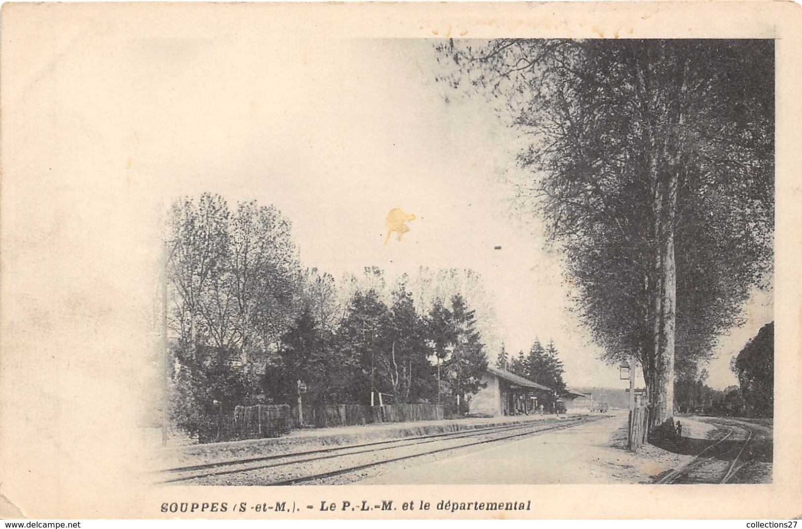 77-SOUPPES- LE P.L.M. ET LE DEPARTEMENTAL - Souppes Sur Loing