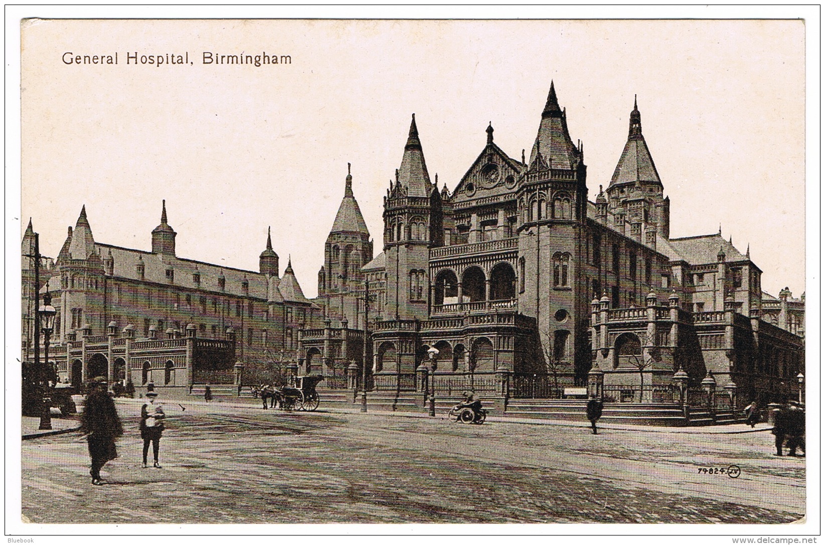 RB 1144 - Early Postcard - Birmingham General Hospital - Warwickshire - Birmingham