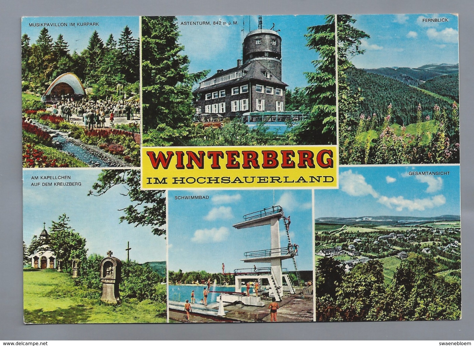 DE.- WINTERBERG Im Hochsauerland. Autobus. 2 Scans - Winterberg