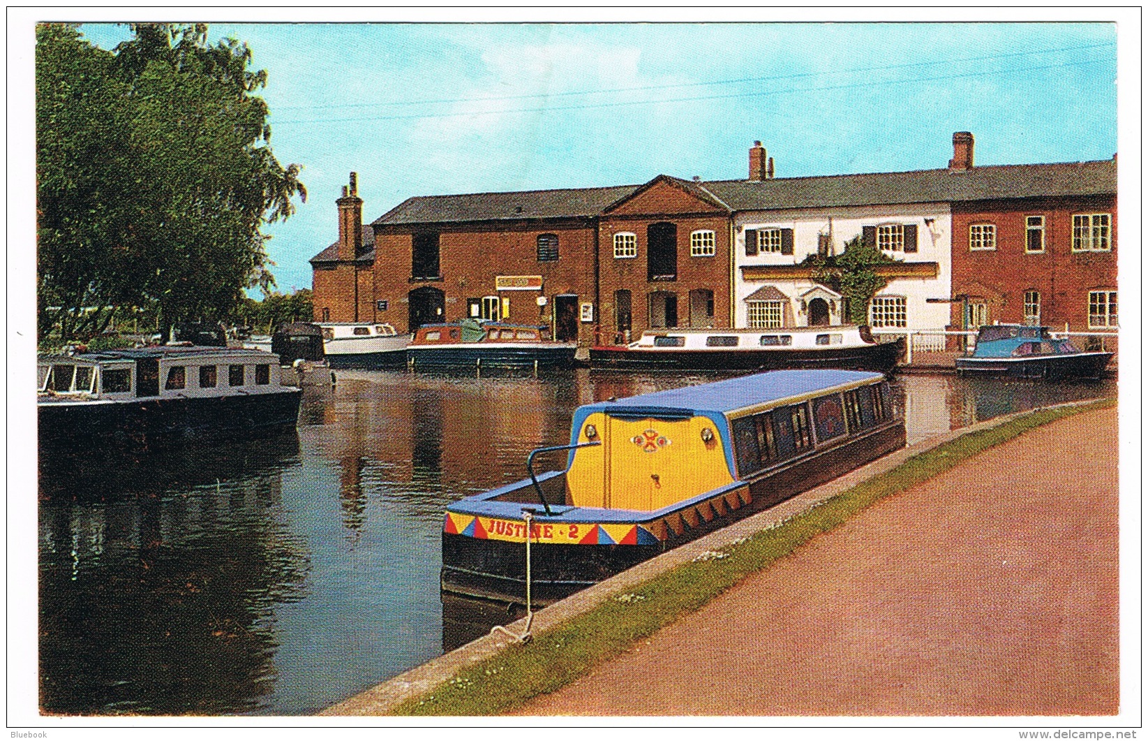 RB 1146 -  Postcard - Fradley Junction Trent &amp; Mersey Canal Near Lichfield Staffordshire - Narrow Boats - Other & Unclassified