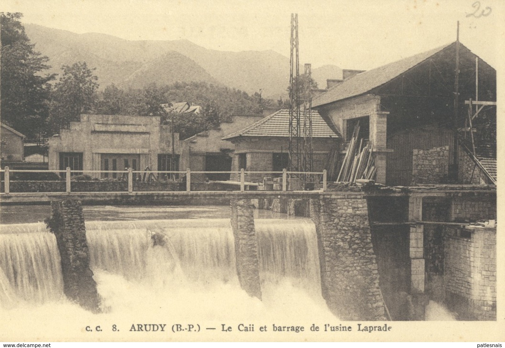 ARUDY Le Caii Et Le Barrage De L'usine Laprade - Arudy