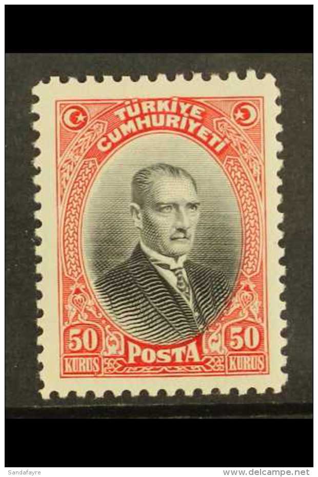 1929  50k Red And Black, Michel 890, Very Fine Mint. For More Images, Please Visit... - Sonstige & Ohne Zuordnung