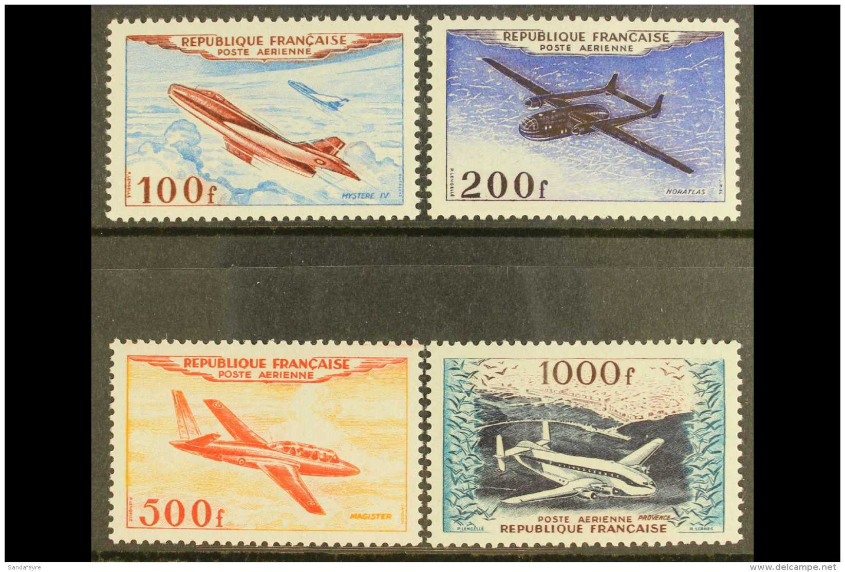 1954  Air Complete Set (Yvert 30/33, SG 1194/97) Very Fine Never Hinged Mint. (4 Stamps) For More Images, Please... - Autres & Non Classés