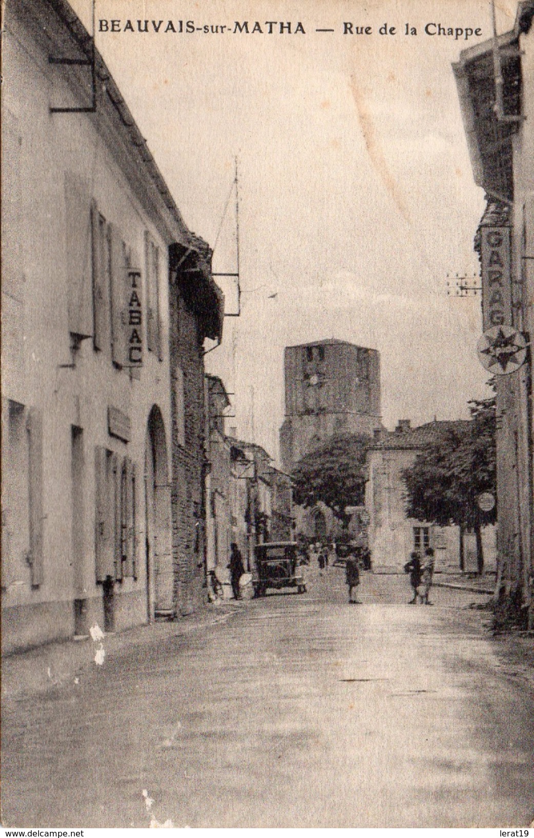 17.....CHARENTE MARITIME......MATHA...RUE DE LA CHAPPE - Matha