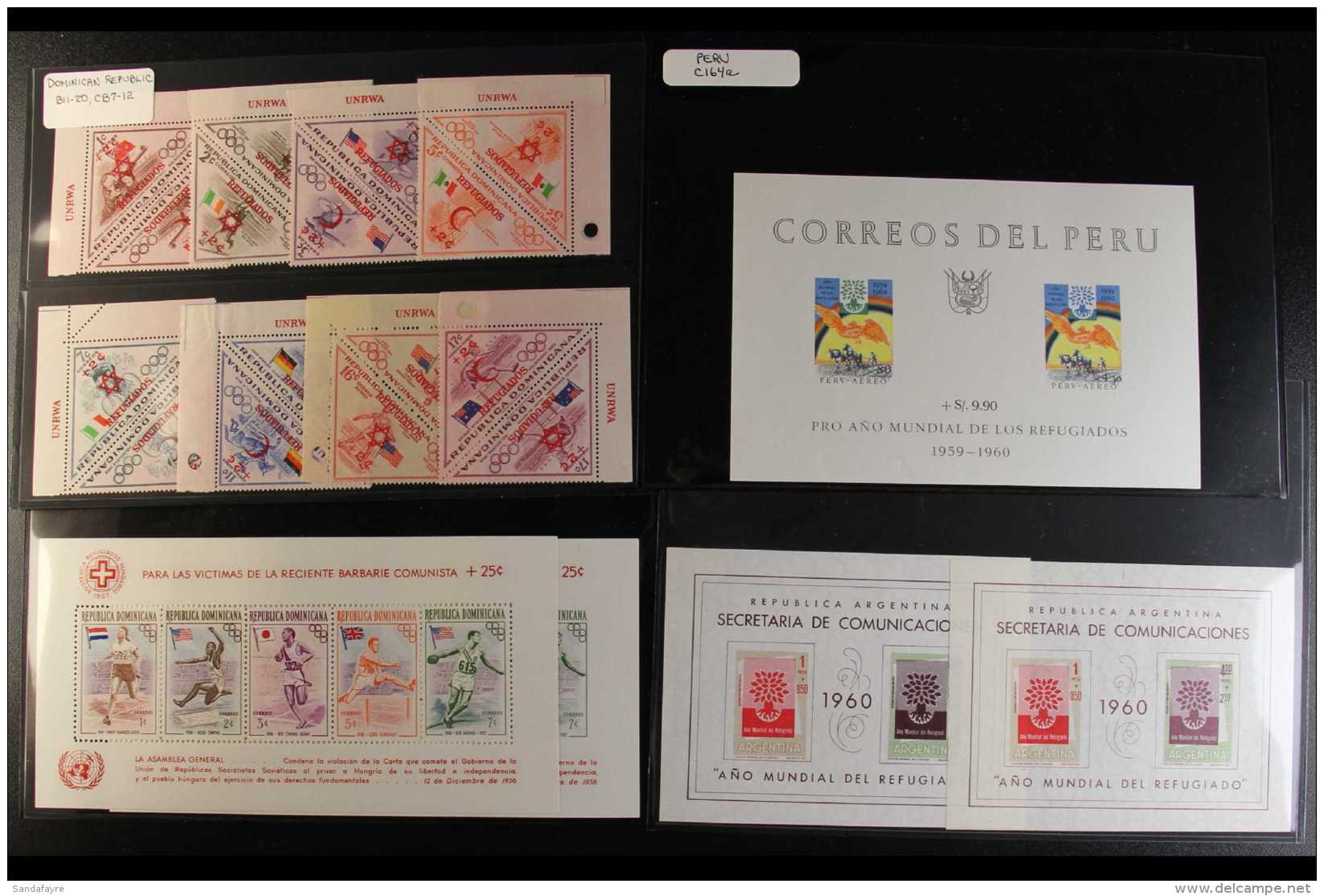 LATIN AMERICA NHM  1957-2007 Never Hinged Mint Sets And Miniature Sheets On Dealers Stock Cards With Selections... - Sonstige & Ohne Zuordnung