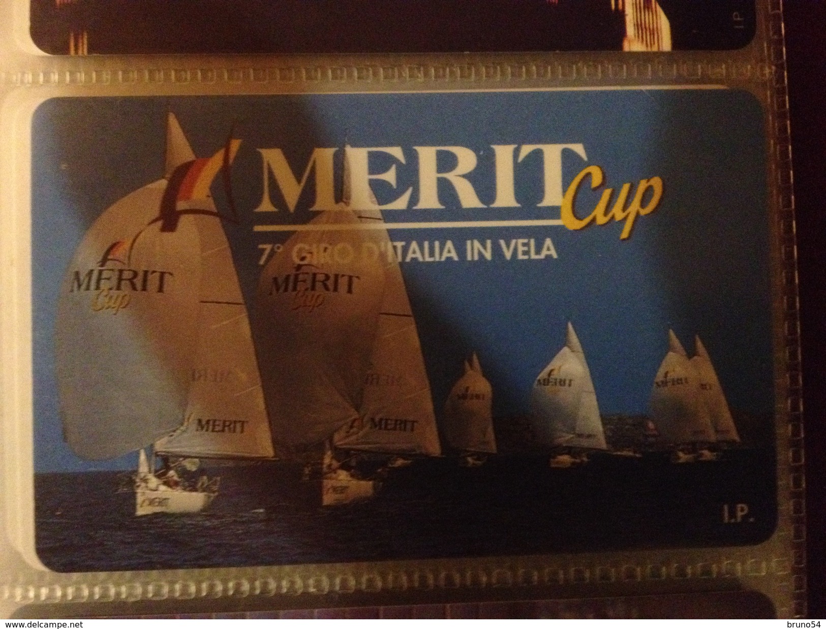 Scheda Telefonica Golden 244 Nuova Da Lire 2000 Merit Cup Regata Vele 7 Giro D'Italia Agosto 1995 Tiratura 12.000 - Privées Rééditions