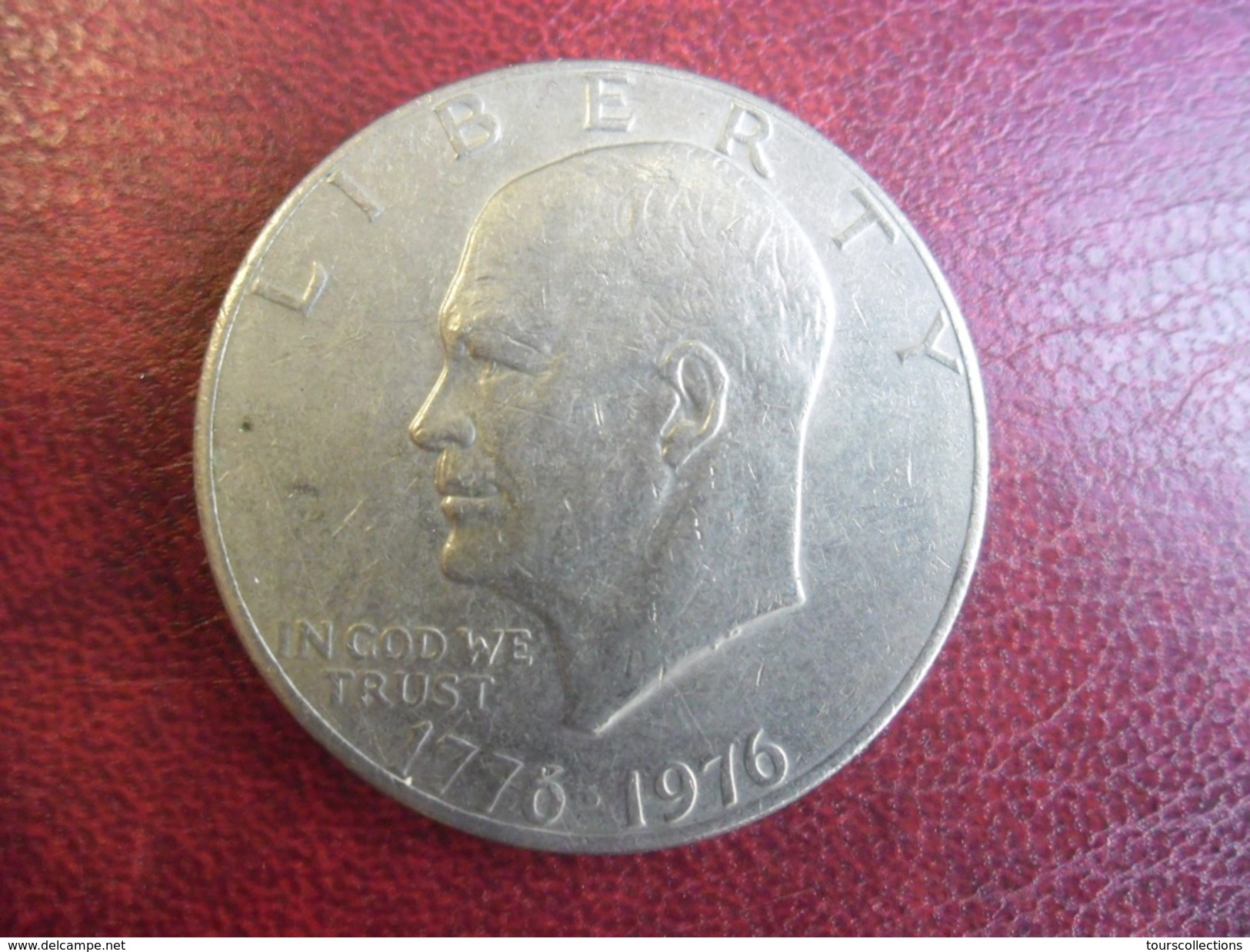 USA - 1 Dollar " Eisenhower Bicentennial Dollar " 1776 - 1976 @ 38 Mm 23 Gr. @ 2 Photos - 1971-1978: Eisenhower