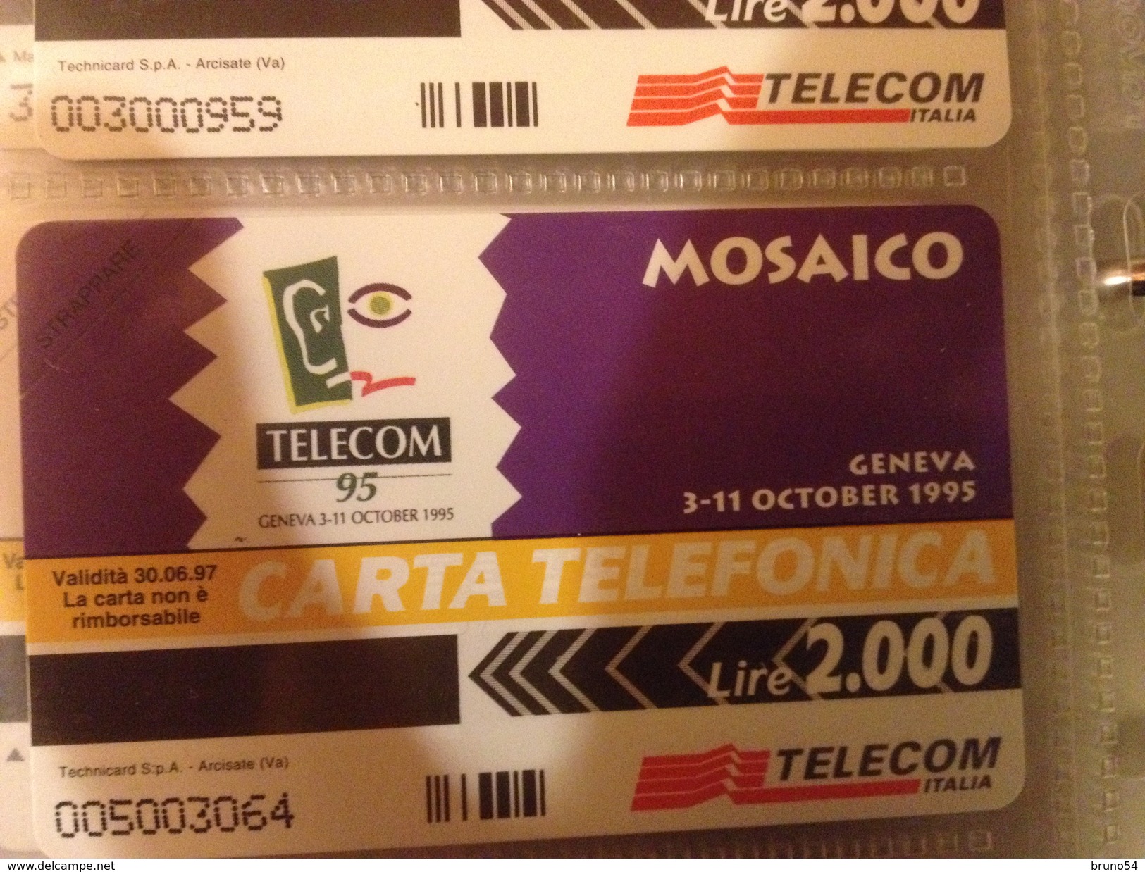 Scheda Telefonica Golden 252 Nuova Da Lire 2000 Mosaico Telecom Tiratura 21.000 - Privées Rééditions