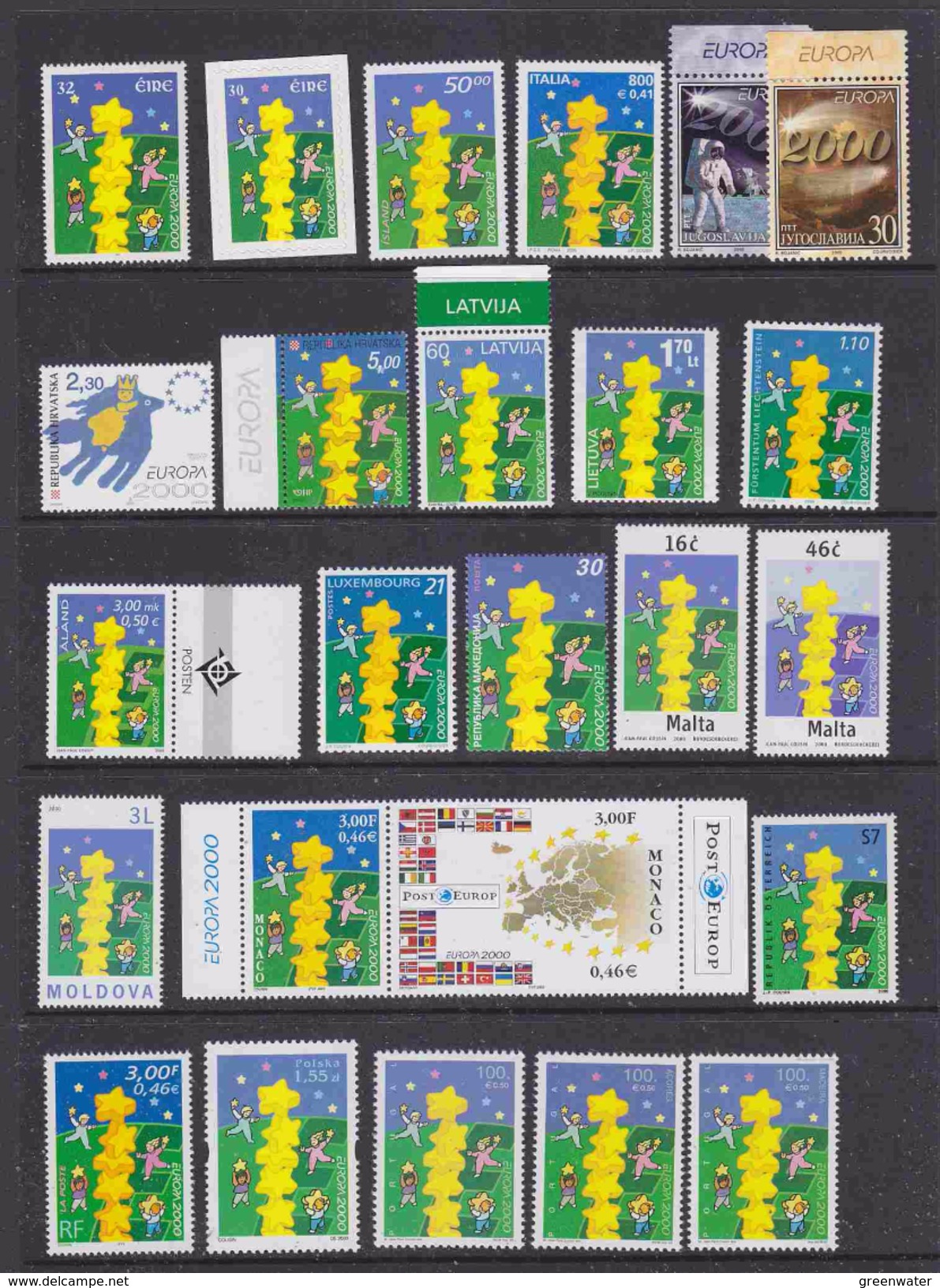 Europa Cept 2000 Year Set 58 Countries (without M/s) (see Scan, What You See Is What You Get) ** Mnh (35439) - 2000