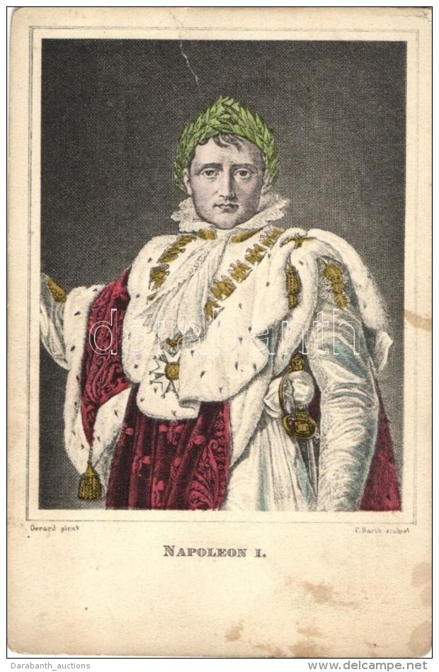 ** T4 Bonaparte Napoleon I., Etching, F.M.E. Serie 2013/6., S: Gerard, C. Barth (b) - Unclassified