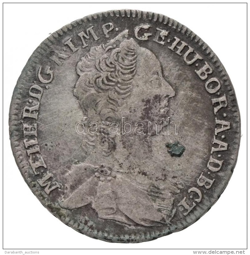 1765K-B 7kr Ag 'M&aacute;ria Ter&eacute;zia' (3,13g) T:2 Patina / 
Hungary 1765K-B 7 Kreuzer Ag 'Maria Theresia'... - Sin Clasificación