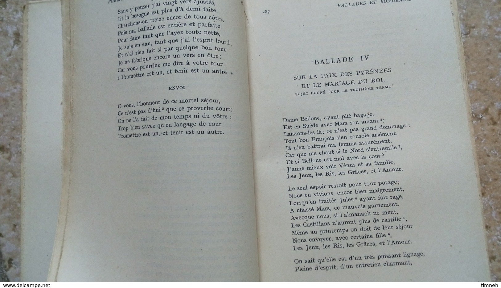 LA FONTAINE POEMES ET POESIES DIVERSES 1924 GARNIER - Nouvelle édition - PILON DAUPHIN - Über 18