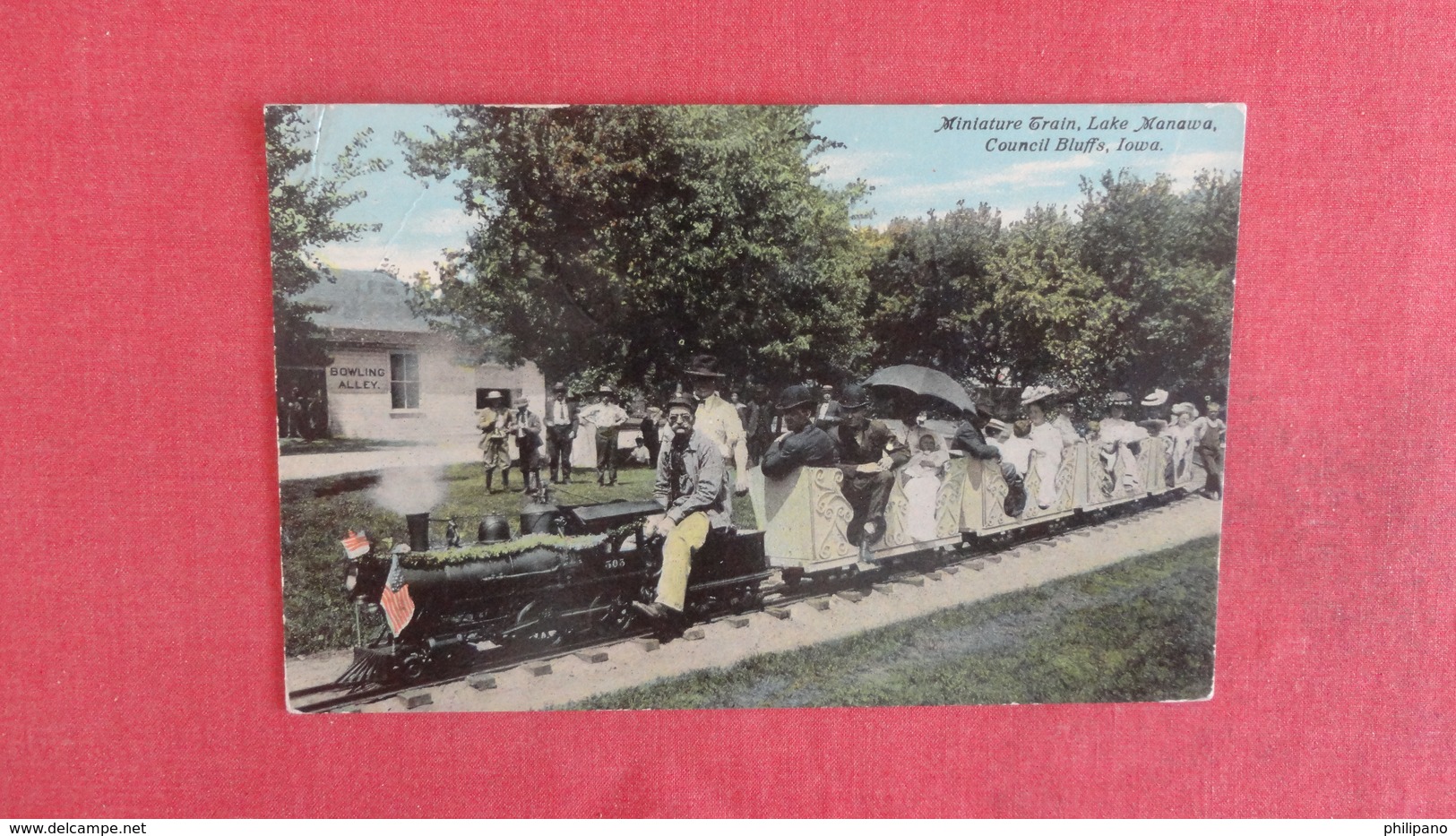 Amusement Ride Miniature Train Iowa > Council Bluffs   Ref 2560 - Council Bluffs