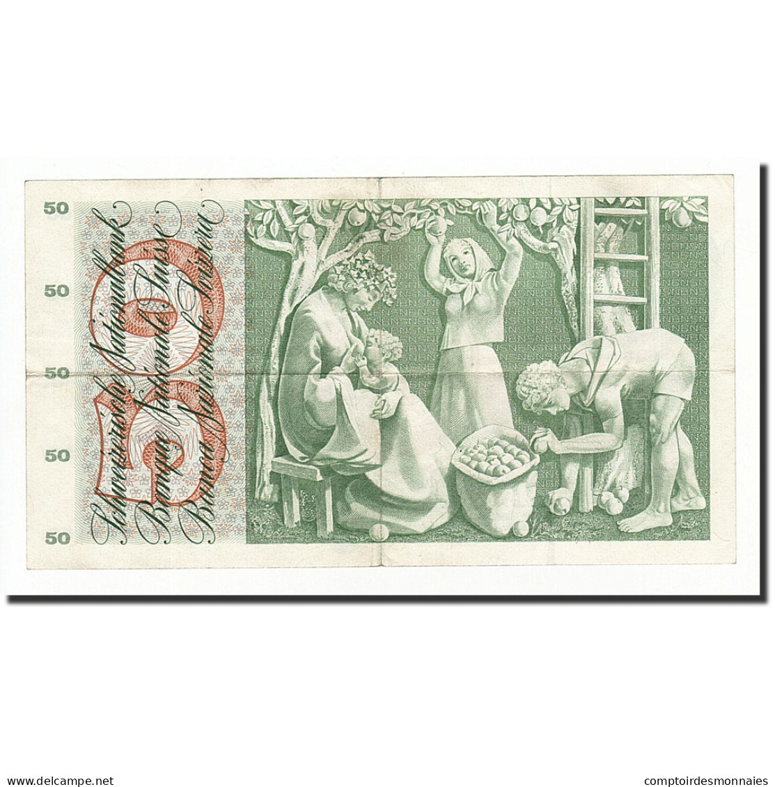 Billet, Suisse, 50 Franken, 1967, 1967-06-30, KM:48g, TTB+ - Suisse