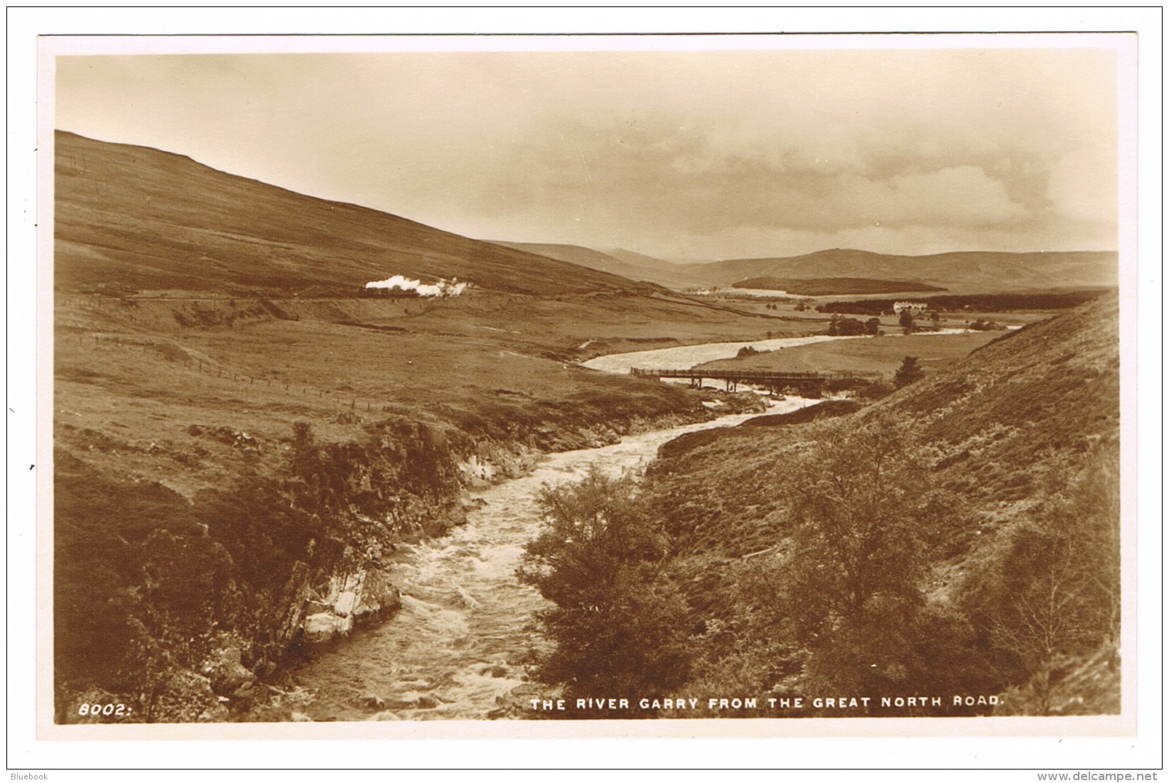 RB 1153 - Real Photo Postcard - River Garry From Great North Road Inverness-shire Scotland - Inverness-shire