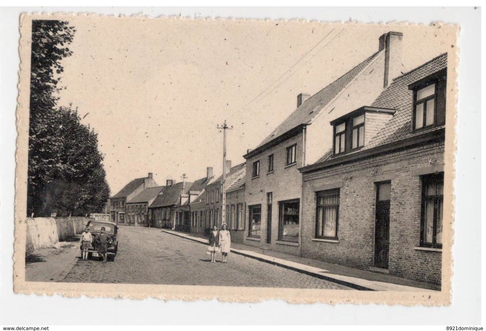 ALVERINGEM  Uitg. L. Selschotter, Dorp-Oostkant (Geanimeerd) - Alveringem