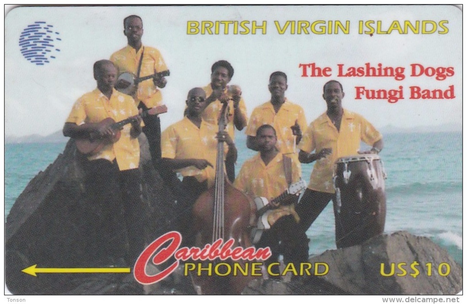 Britsh Virgin Islands, BVI-103C, Fungi Band, 2 Scans.   103CBVC - Vierges (îles)