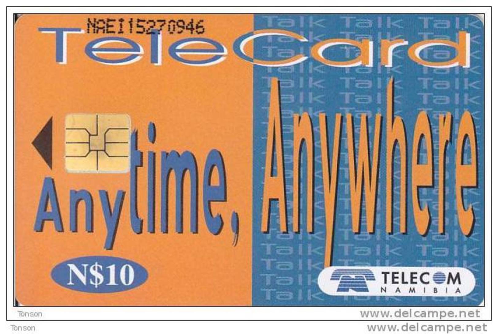 Namibia, NMB-197, Talk Talk: Anytime, Anywhere, 2 Scans. - Namibia