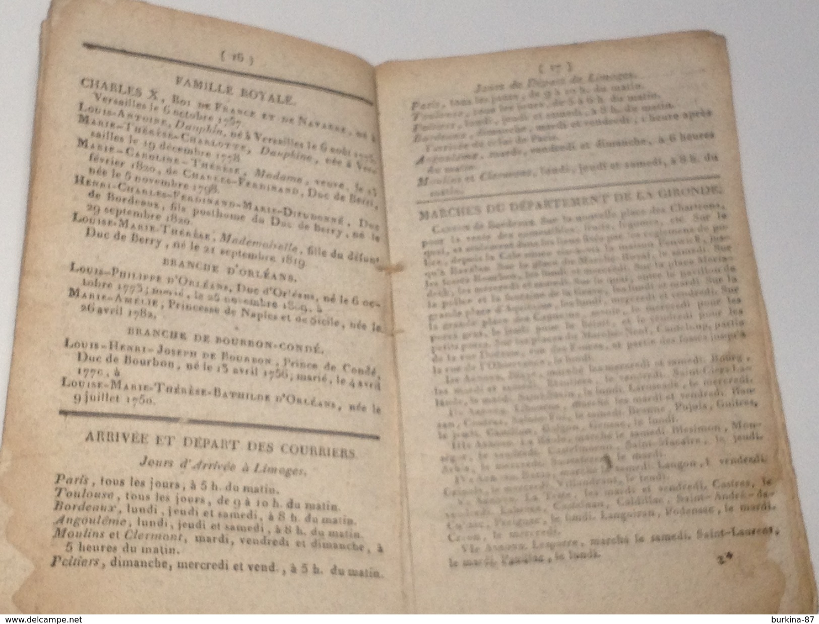 CALENDRIER, Almanach , Pour L'an De Grâce, 1827, 35 Pages - Formato Piccolo : ...-1900