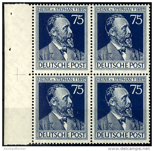 75 Pfg "50. Todestag Heinrich Von Stephan", Plattenfehler V, Tadellos Postfrisch, Mi. 80.-, Katalog: 964V **75... - Other & Unclassified