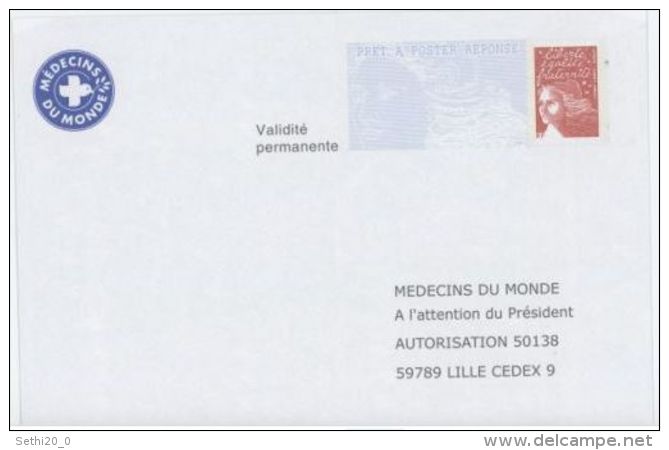 France PAP Réponse  Luquet 0308671 Medecins Du Monde - PAP: Antwort/Luquet