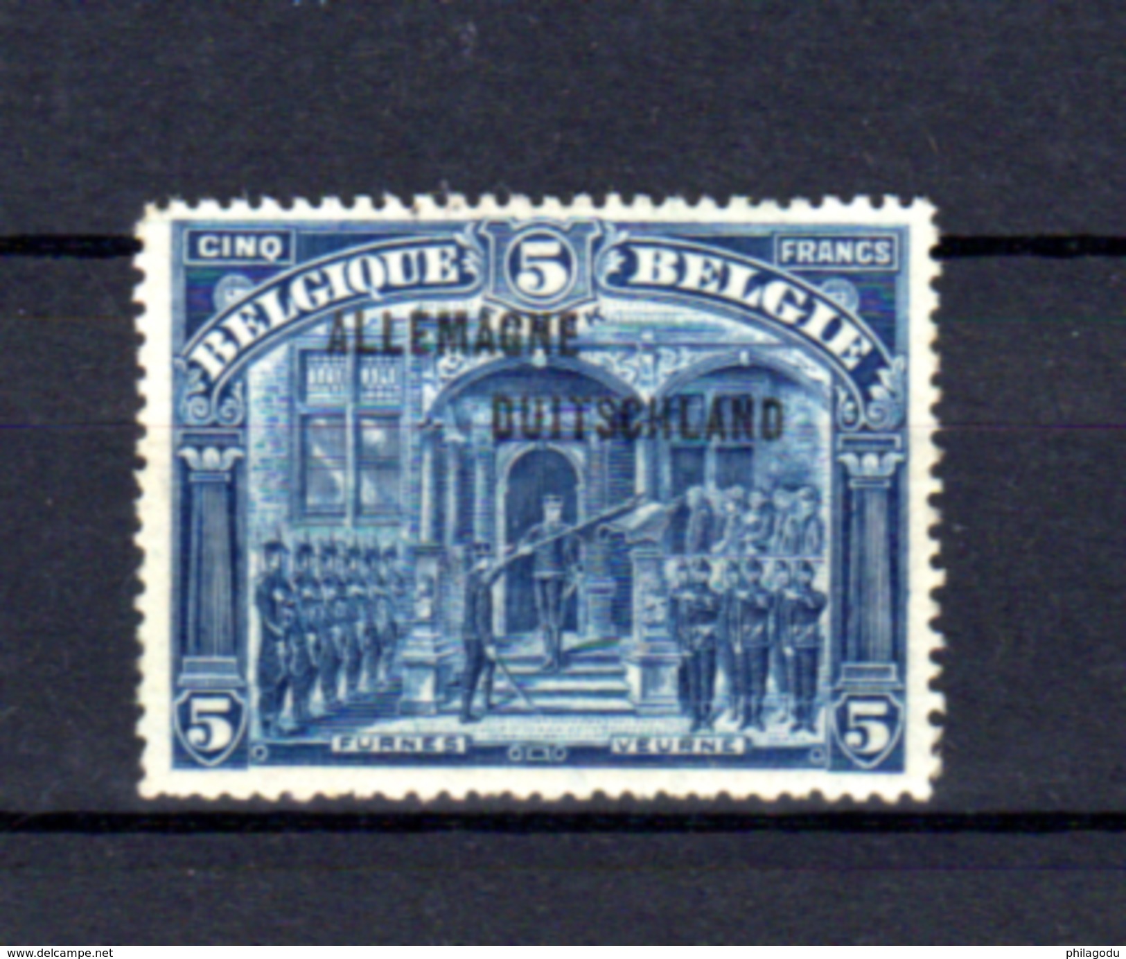 1919   Timbres 1915-19 Surchargé « ALLEMAGNE-DUITSCHLAND », 53**, Cote 250 &euro;, - OC38/54 Occupation Belge En Allemagne