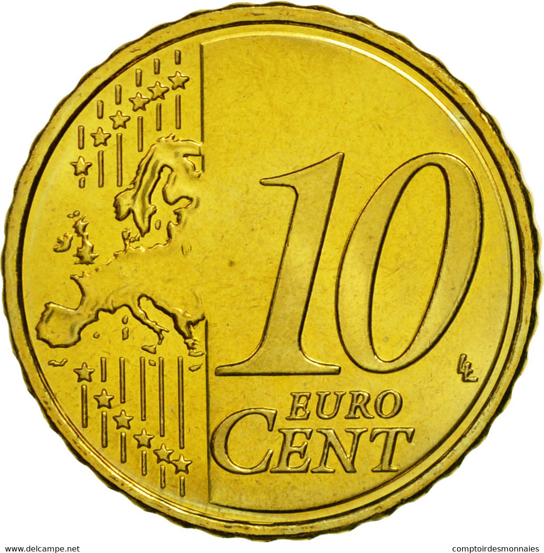 Estonia, 10 Euro Cent, 2011, SPL, Laiton - Estonia