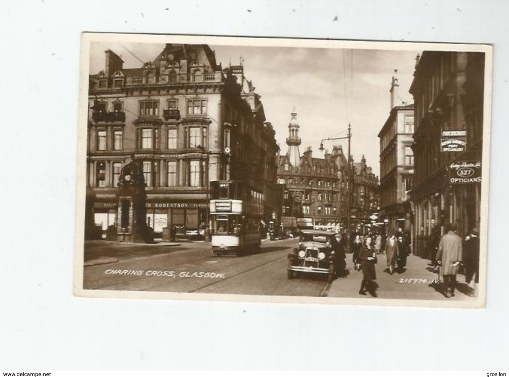 GLASGOW 215974 CHARING CROSS - Lanarkshire / Glasgow