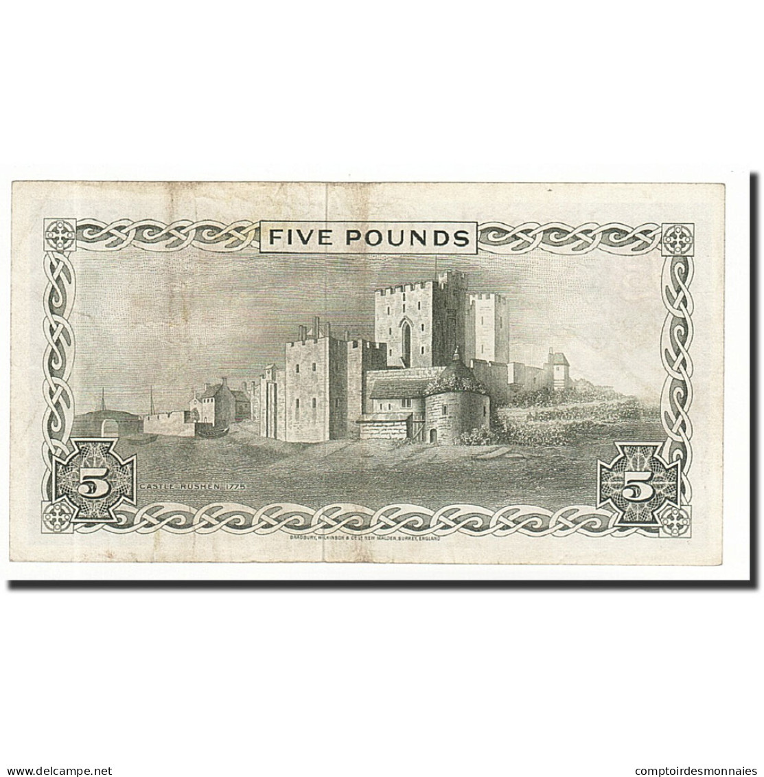 Billet, Isle Of Man, 5 Pounds, Undated (1972), KM:30b, SUP - 5 Pounds