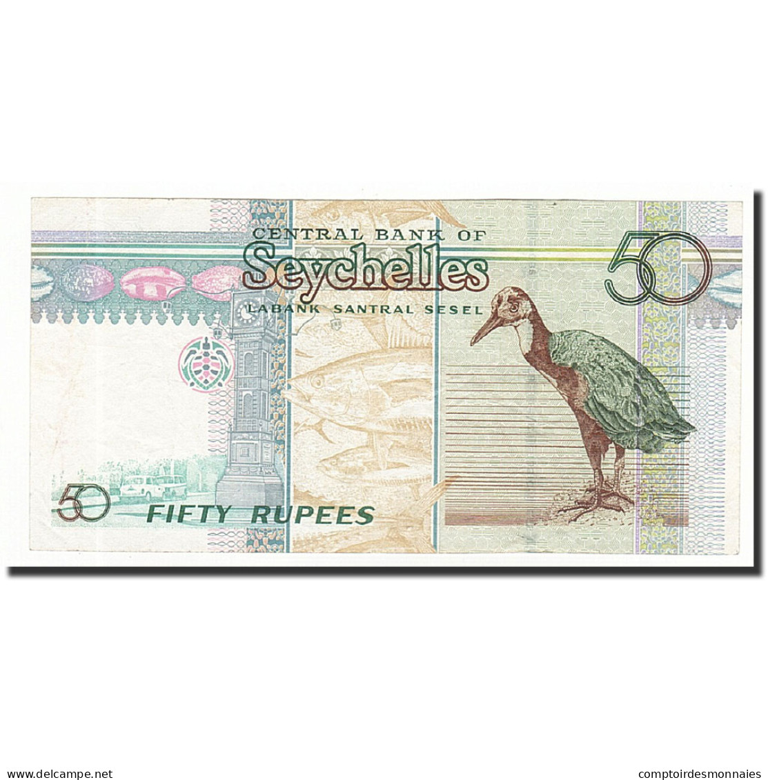 Billet, Seychelles, 50 Rupees, Undated (1998), KM:38, SPL+ - Seychelles