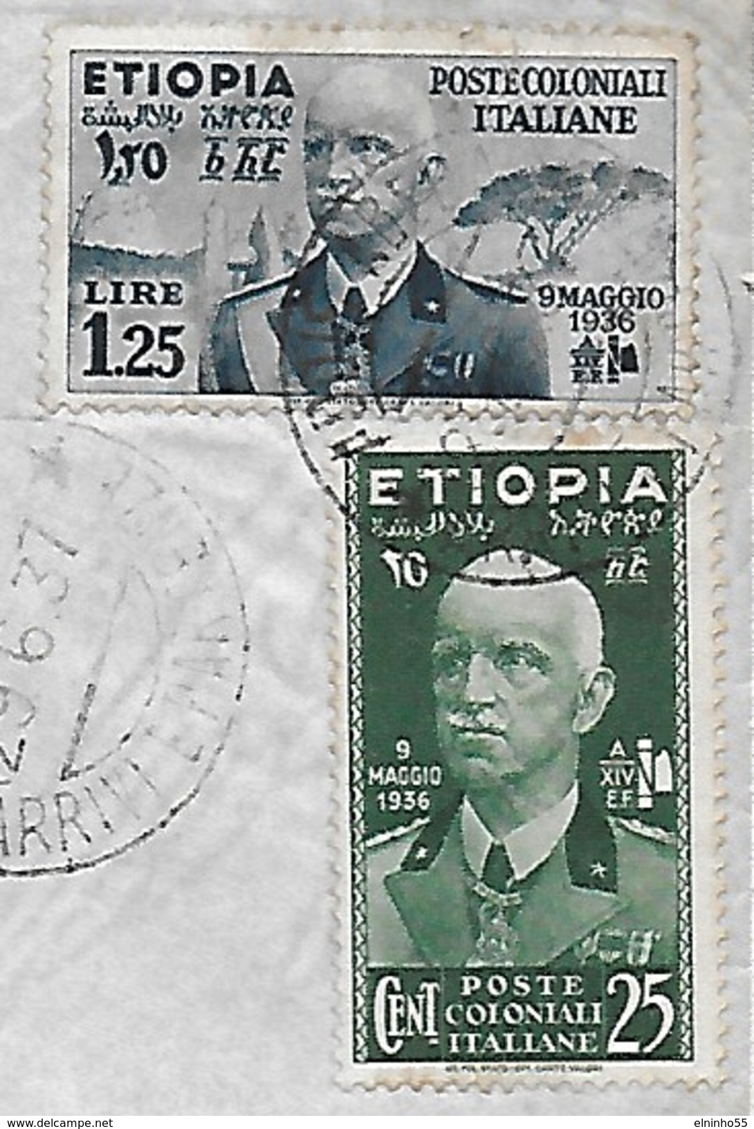 1937 Colonie - Etiopia - Lettera Via Aerea - Addis Abeba - Arrivi E Partenze - Ethiopie