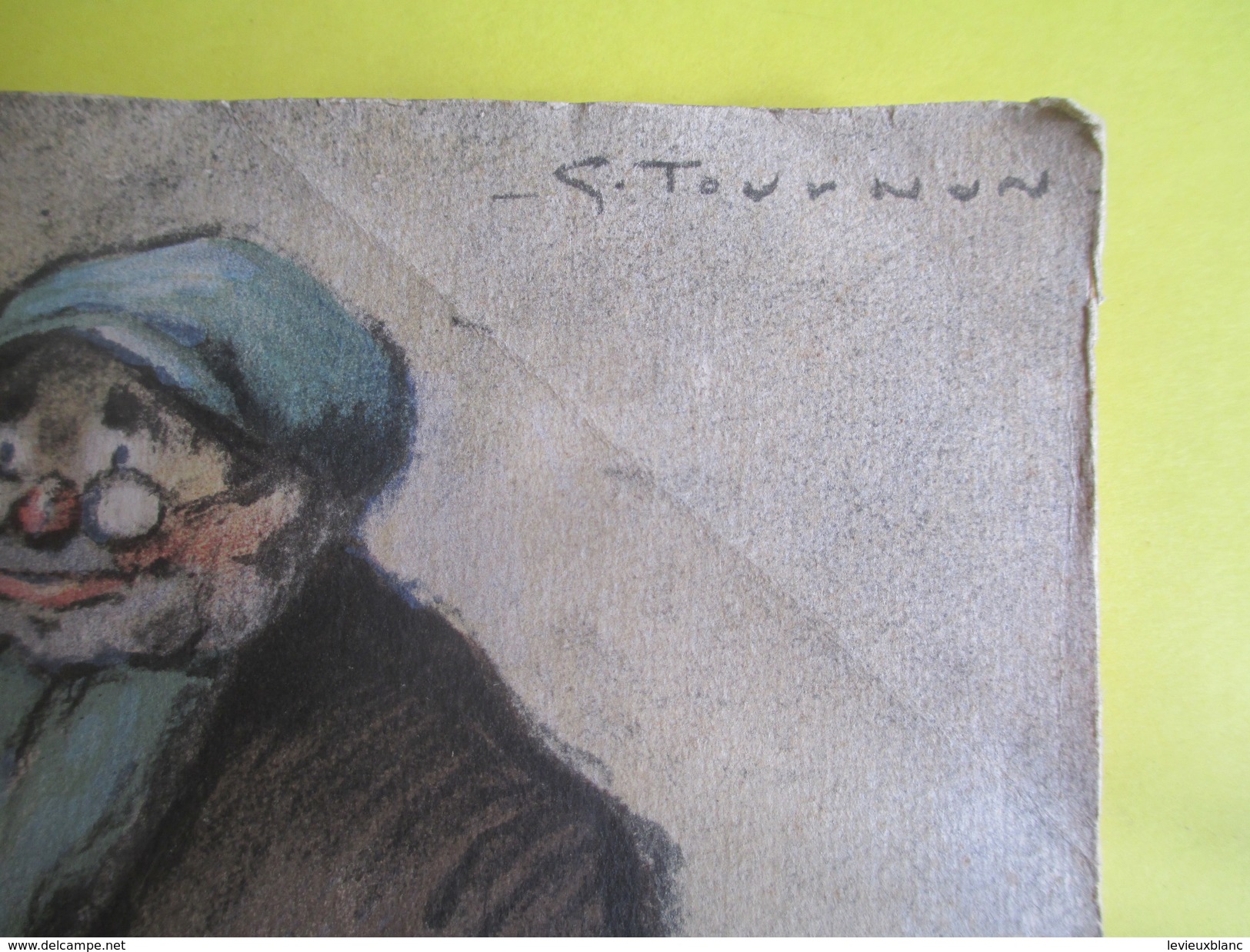 Dessin Rehaussé Pastel , Fusain Et Craie/Oeuvre Originale/Georges TOURNON/Artiste Parisien/entre 1920 Et 1940    GRAV226 - Dessins