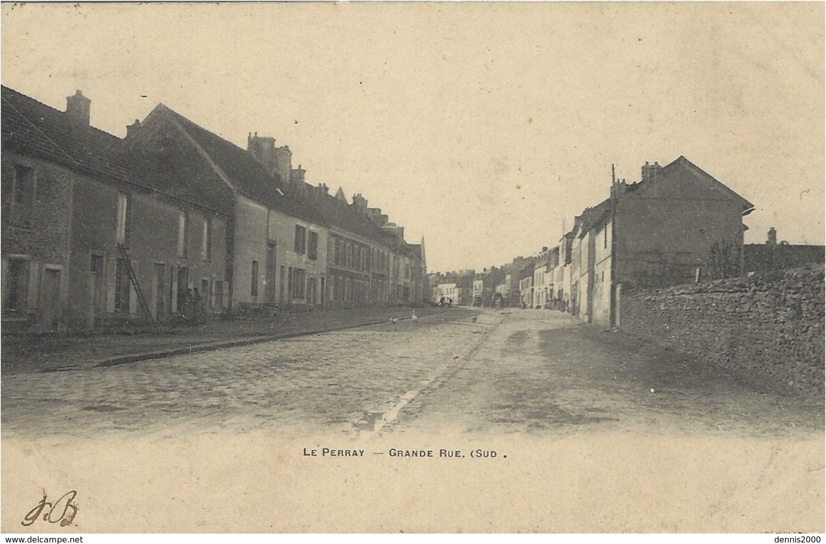 LE PERRAY - Grande Rue ( Sud )  Ed. A Breger - Le Perray En Yvelines