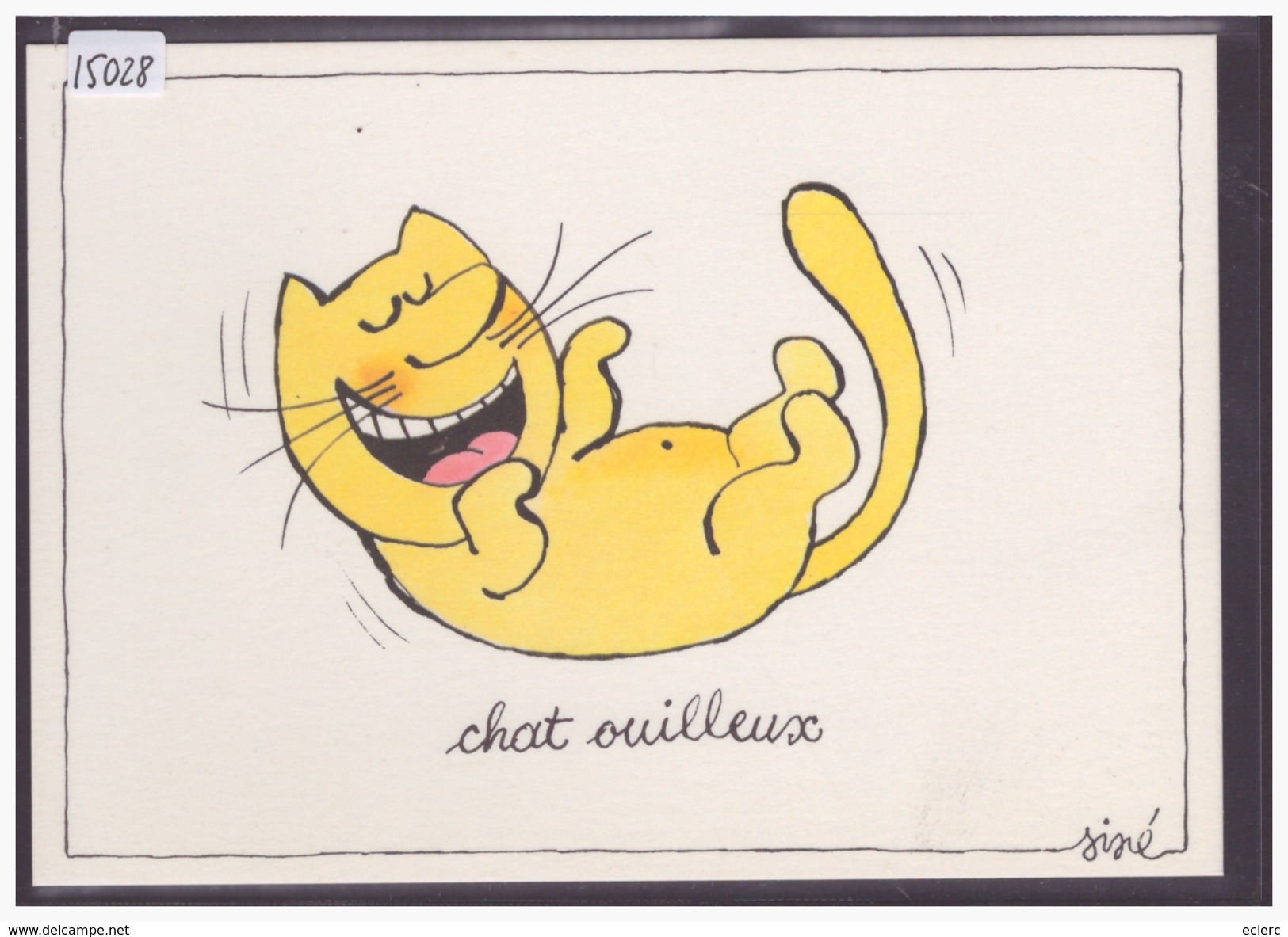 FORMAT 10x15cm - CHAT OUILLEUX - PAR SINE - TB - Sine