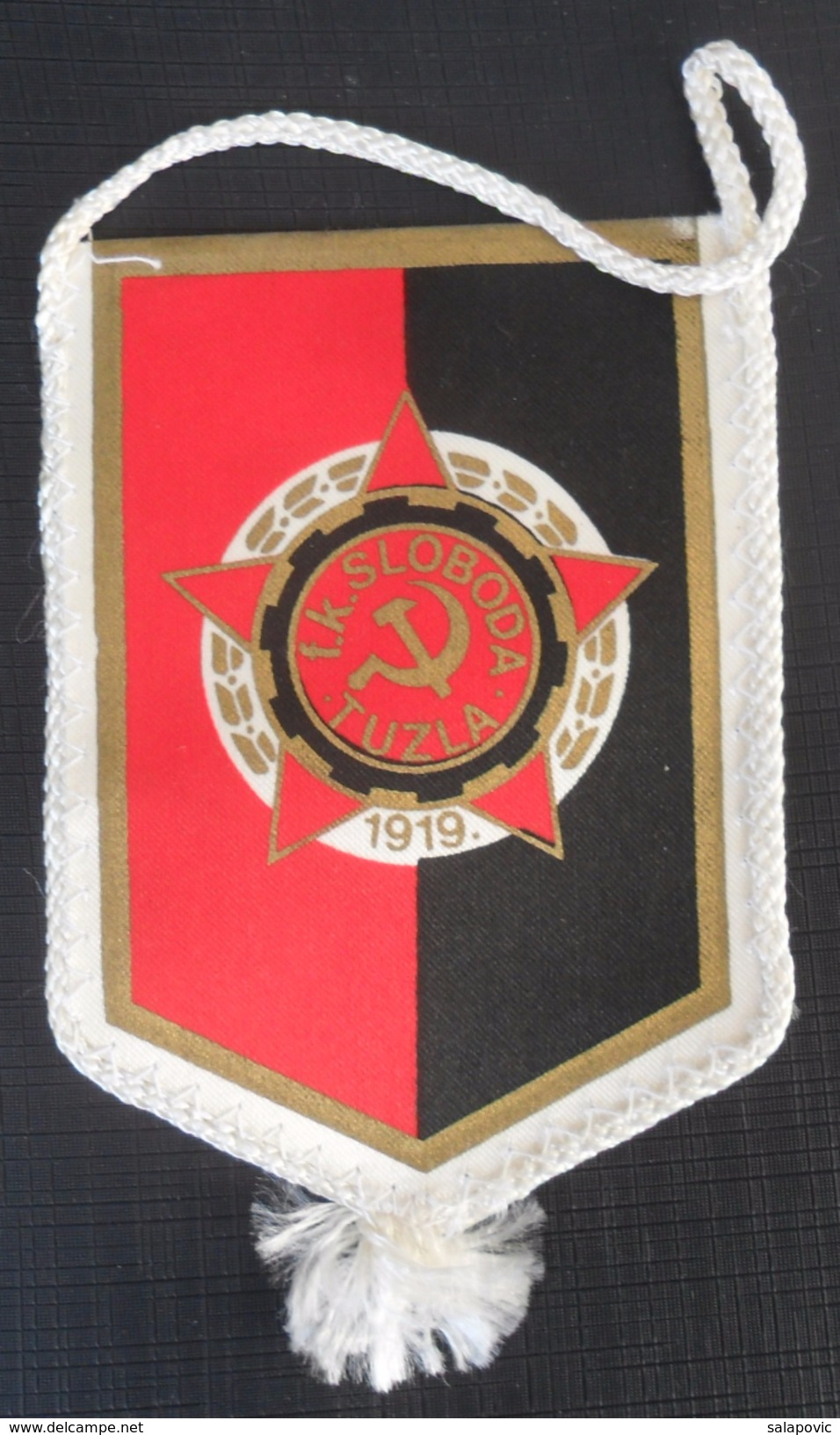 FK SLOBODA TUZLA, BOSNIA, FOOTBALL CLUB, CALCIO OLD PENNANT - Uniformes Recordatorios & Misc