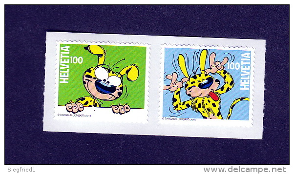 Schweiz ** Comic  Marsupilami Neuheiten September 2015 Postpreis  2,00 CHF - Ongebruikt